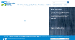 Desktop Screenshot of cleantransportationfunding.org